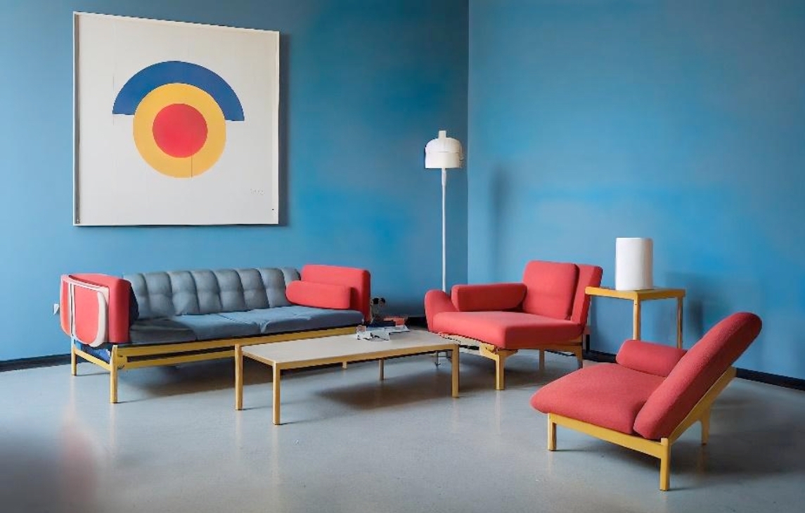 Nội thất với chất liệu đúng chuẩn Bauhaus