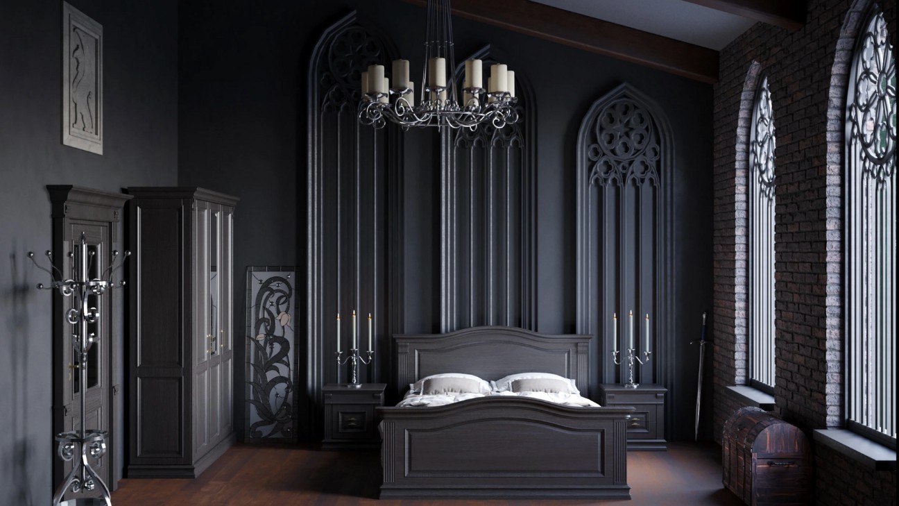 Phong cách thiết kế nội thất Gothic nghệ thuật