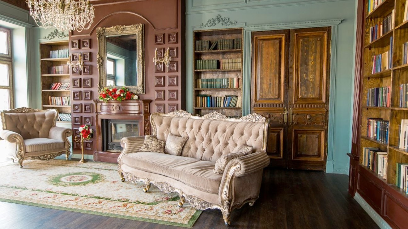 Phong cách thiết kế nội thất Victorian và những vật liệu cao cấp