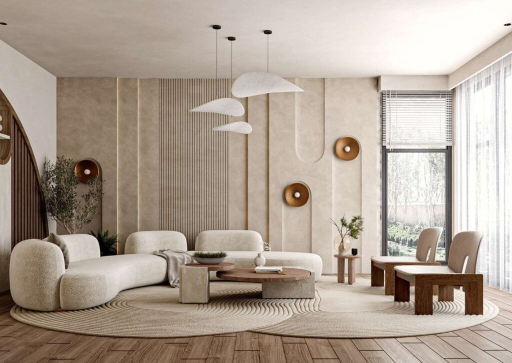 Phong cách thiết kế nội thất wabi sabi nổi bật