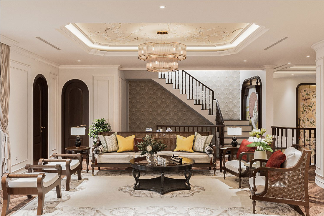 Phong cách thiết kế nội thất indochine