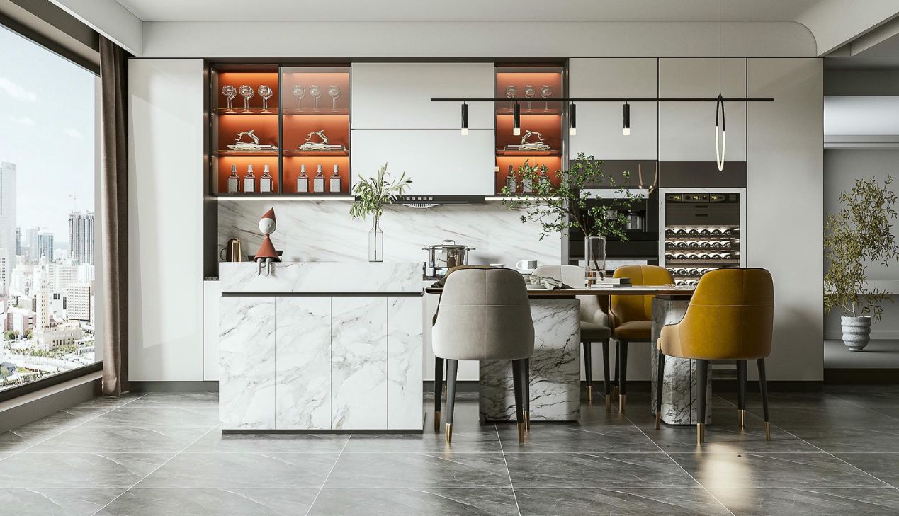 Quầy bar bếp cho gia đình