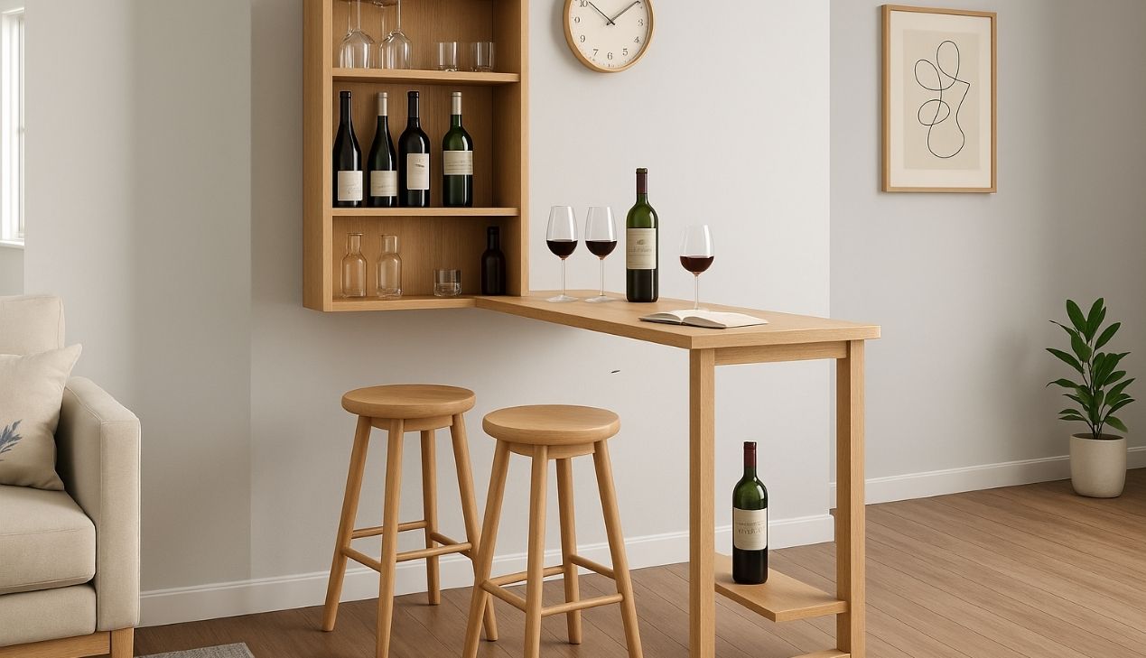 Quầy bar mini đẹp sang trọng