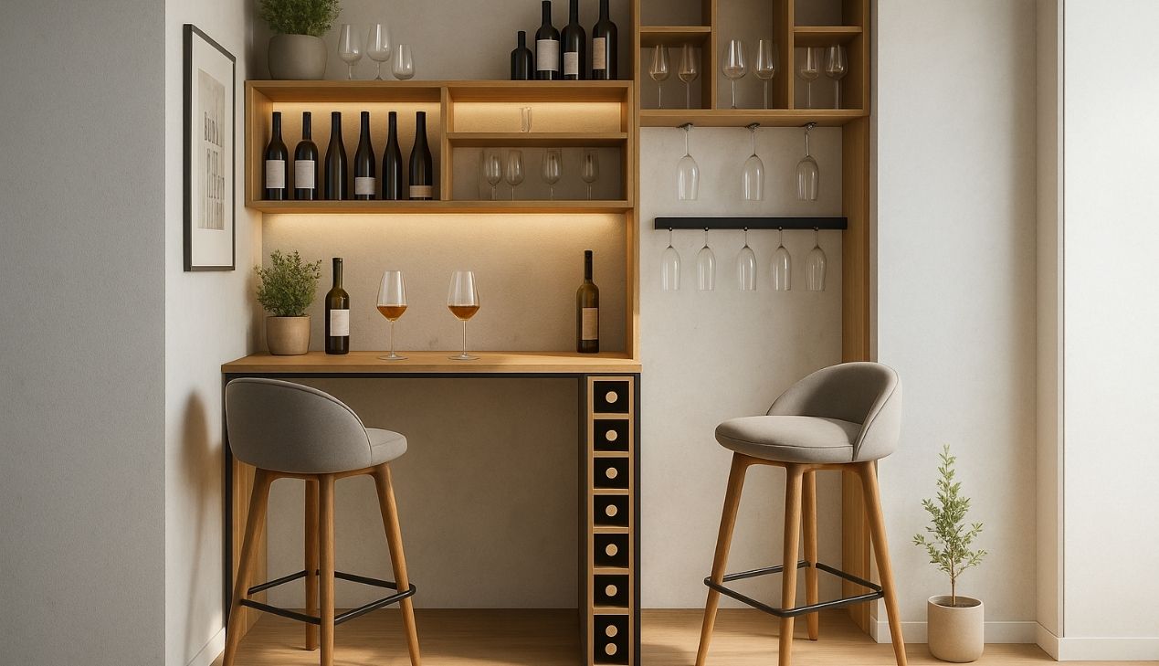 Quầy bar mini phòng khách
