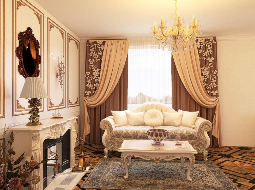 Sofa cổ điển phong cách Baroque kiểu Ý