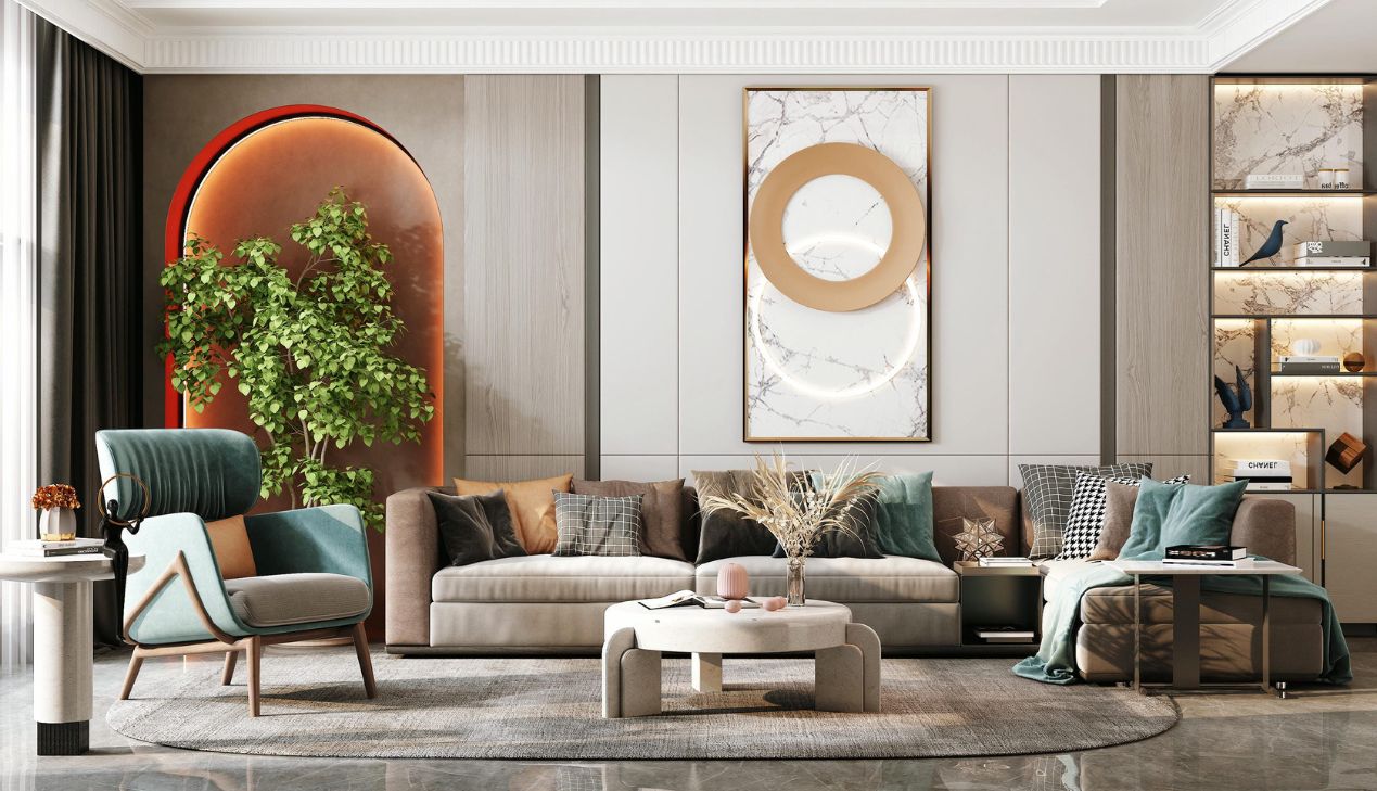 Sofa gỗ chữ L đẹp