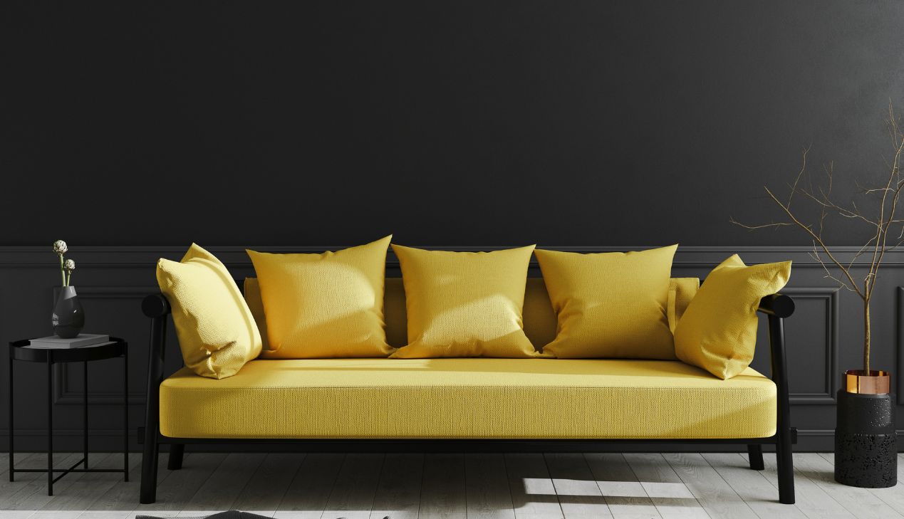 Sofa gỗ dễ phối màu