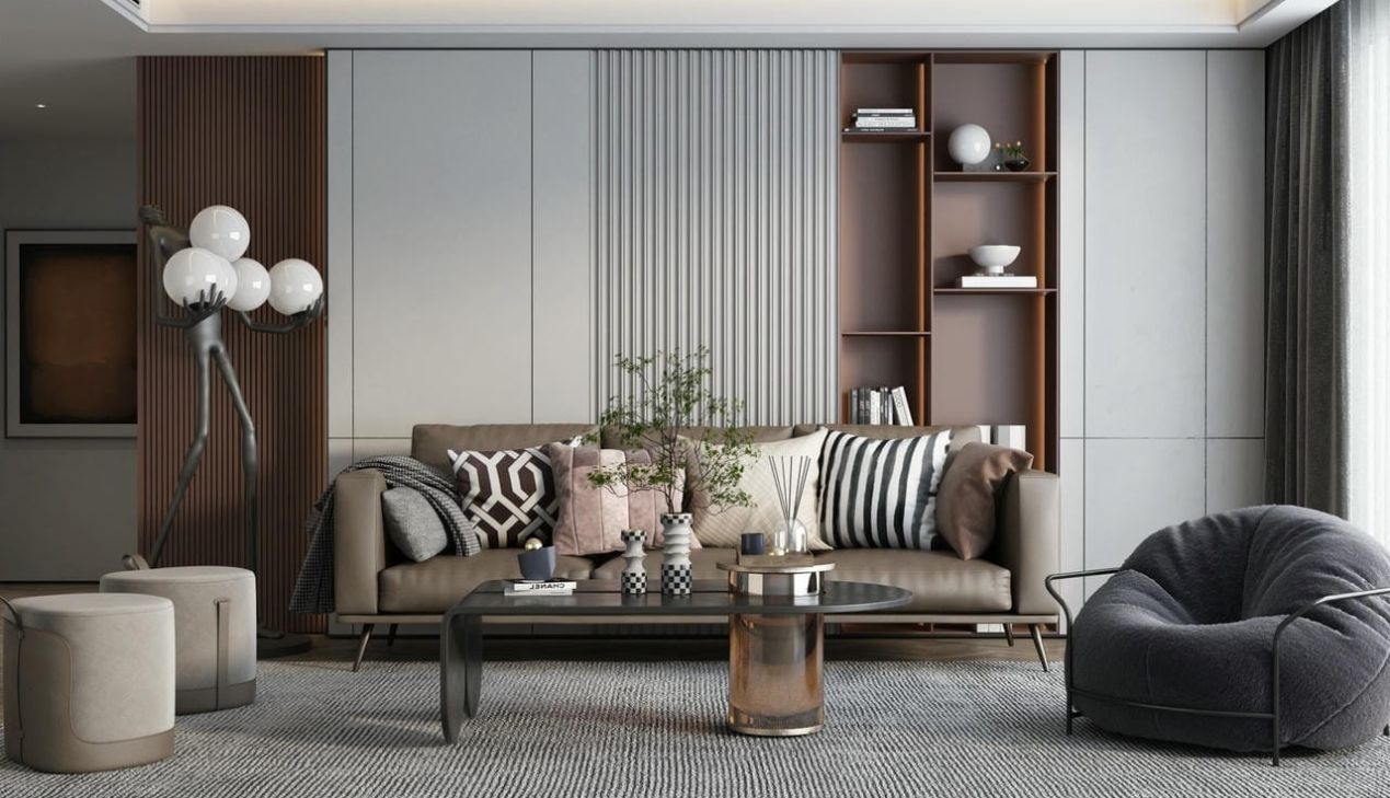 Sofa gỗ hiện đại tiện nghi