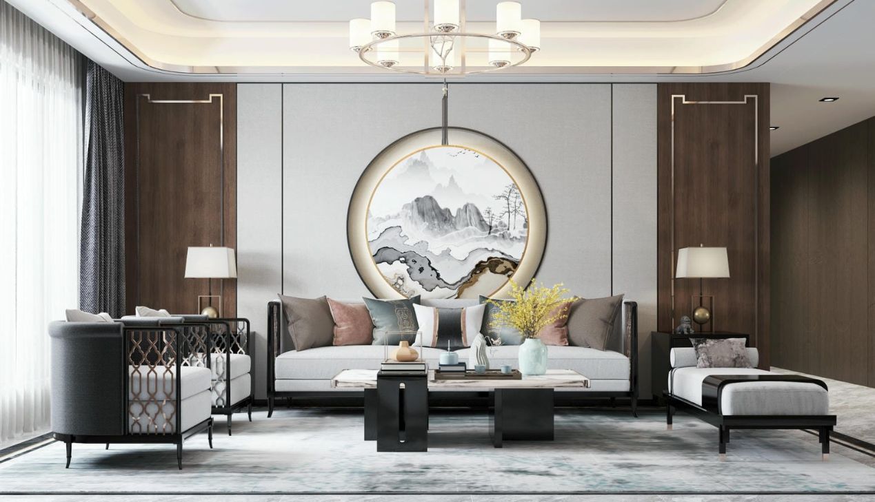 Sofa gỗ óc chó cao cấp