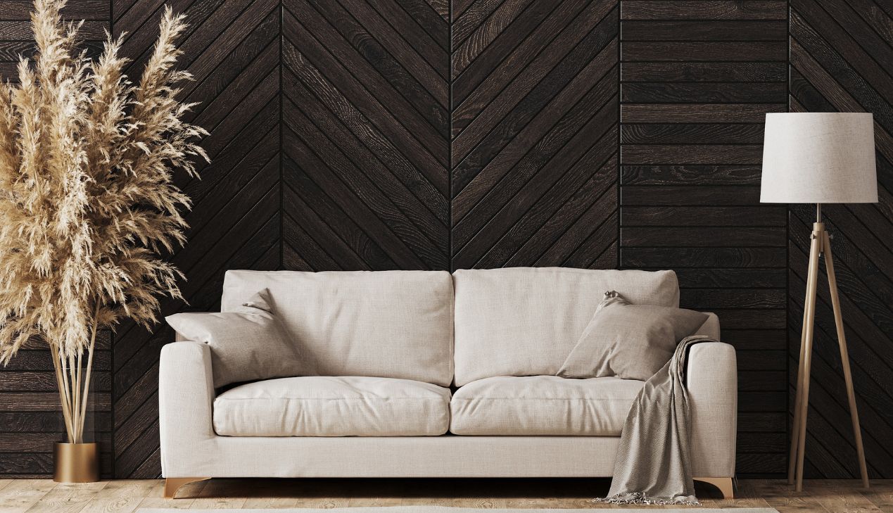 Sofa gỗ phòng khách nhỏ