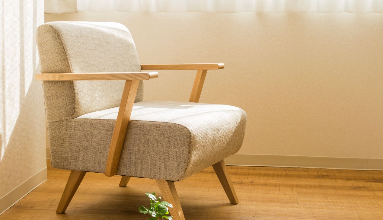 Sofa gỗ tối giản phong cách Nhật