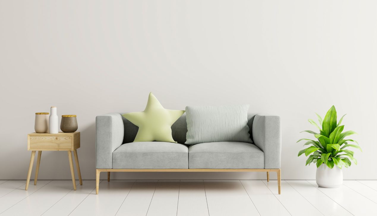 Sofa vải cho phòng khách nhỏ