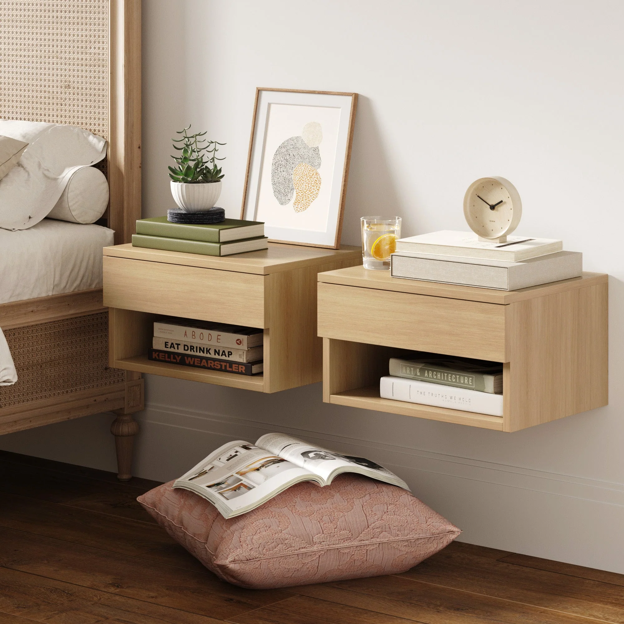 Tab đầu giường thiết kế đơn giản