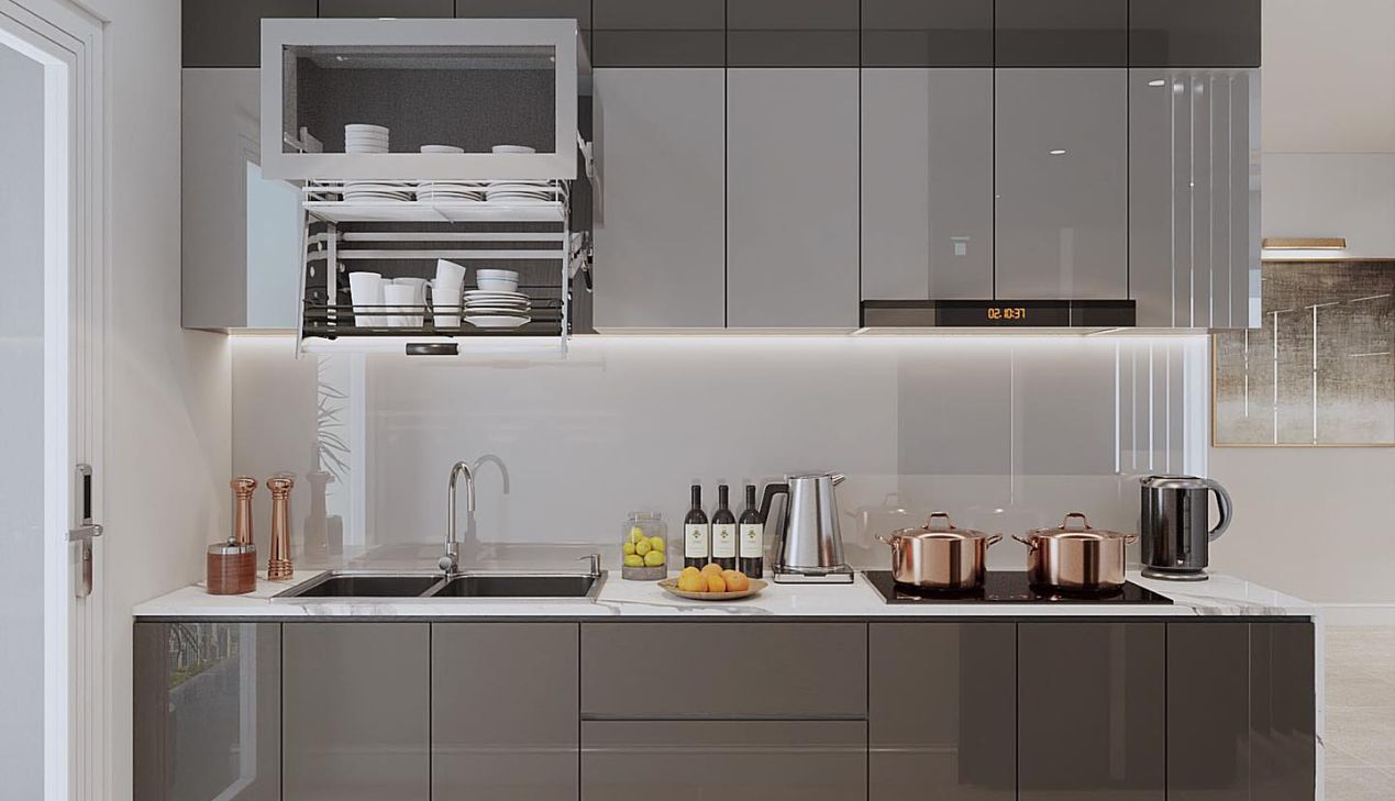 Tấm nhựa acrylic làm tủ bếp Tấm nhựa acrylic làm tủ bếp