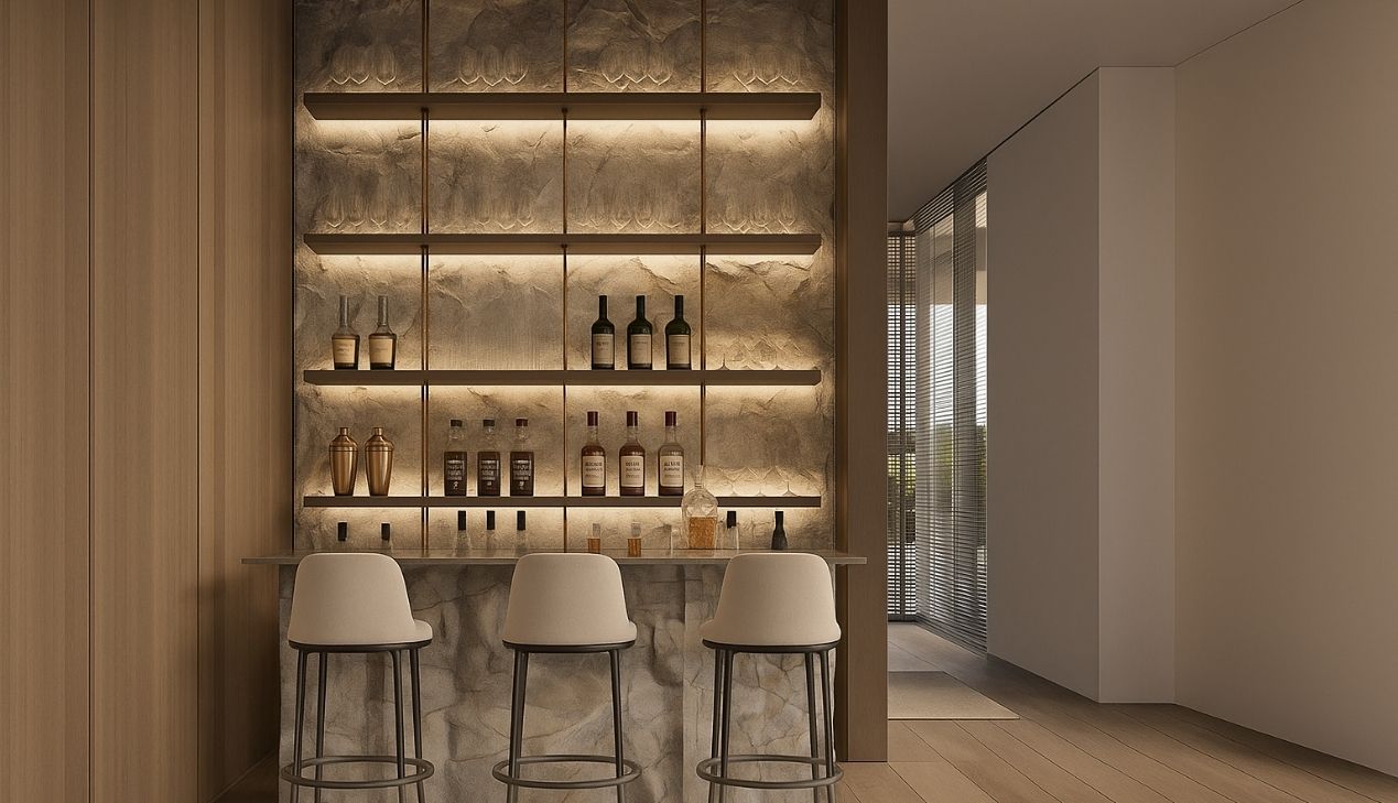 Thiết kế bar mini cho căn hộ chung cư