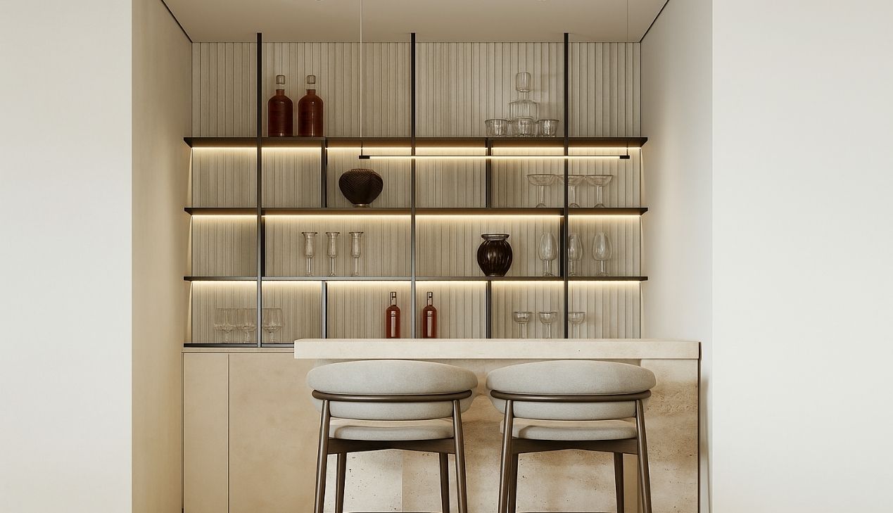 Thiết kế bar mini cho căn hộ chung cư