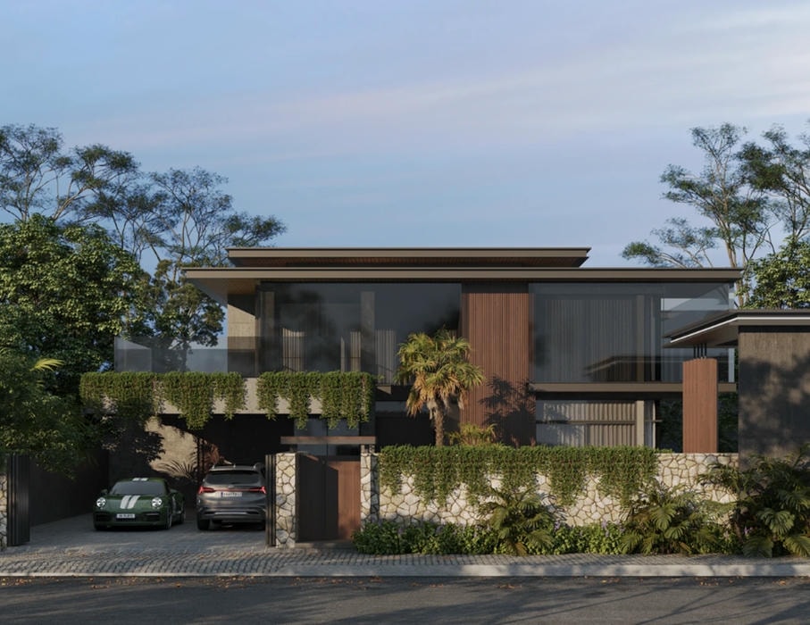 Thiết kế biệt thự mini 2 tầng