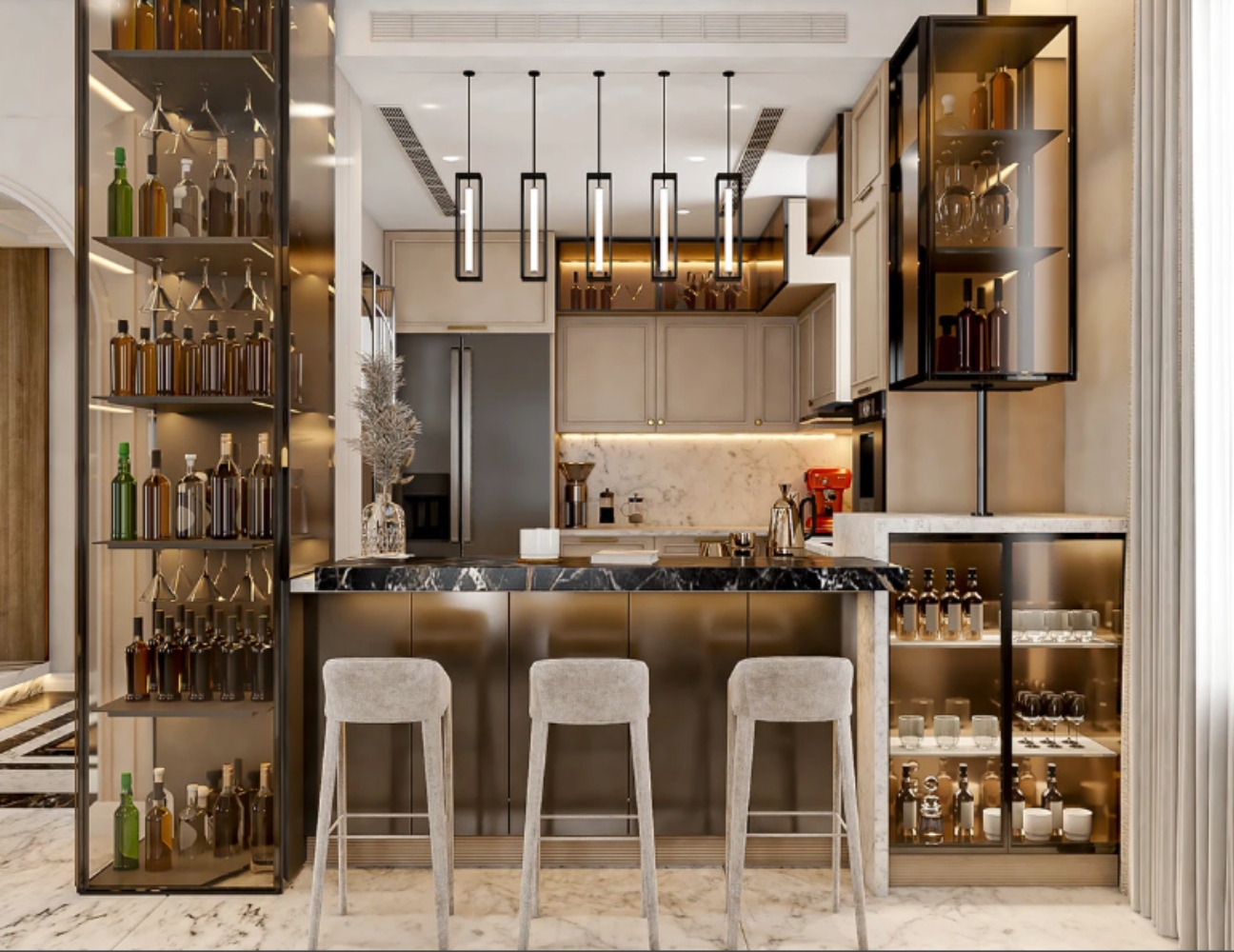 Thiết kế biệt thự mini tân cổ điển