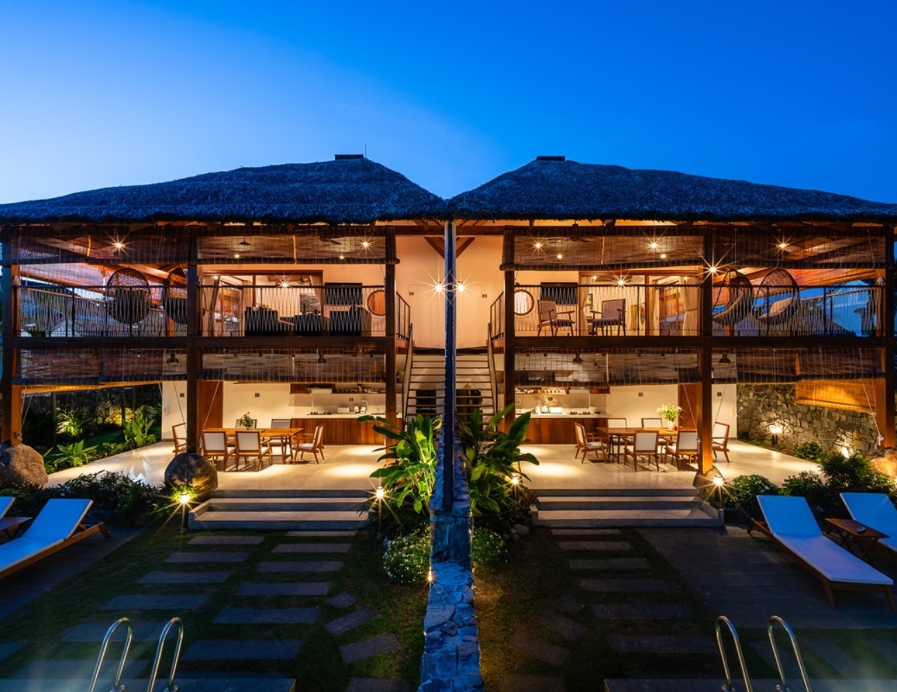 Thiết kế nội thất biệt thự nghỉ dưỡng đẹp, tinh tế và cao cấp 42 Thiết kế biệt thự nghỉ dưỡng song lập