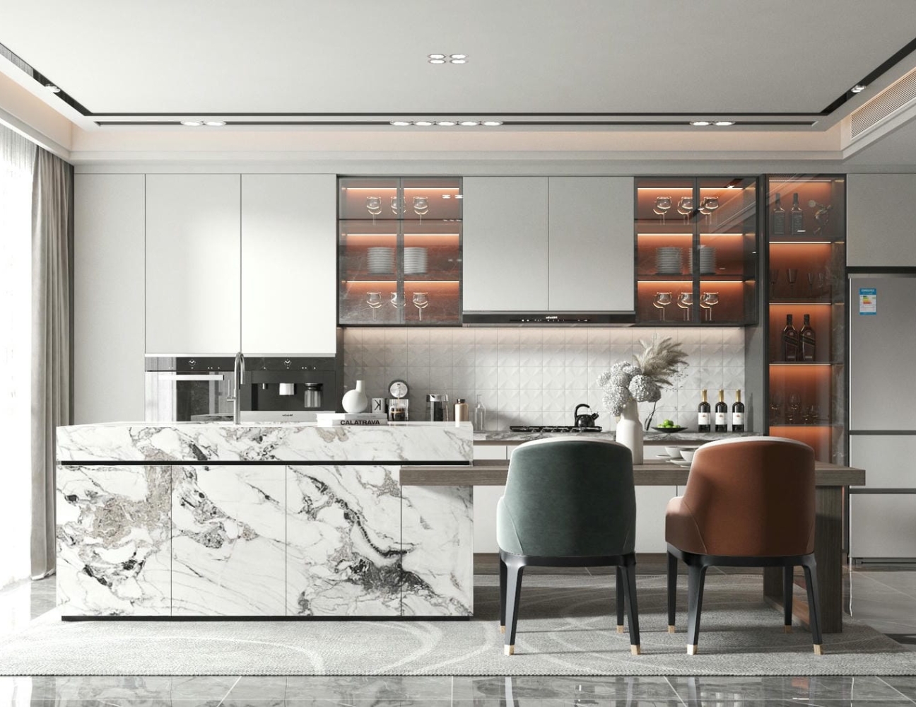 Thiết kế mở phong cách hiện đại
