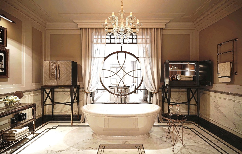 Thiết kế nội thất phòng tắm biệt thự tân cổ điển hoàng gia Thiết kế nội thất phòng tắm biệt thự tân cổ điển hoàng gia