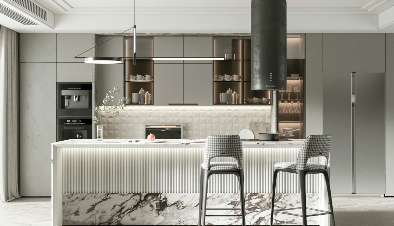 Thiết kế quầy bar cho căn hộ chung cư