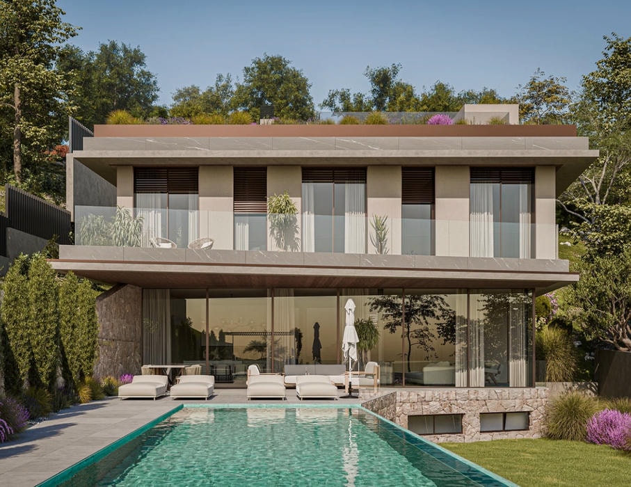 Thiết kế sân vườn biệt thự mini