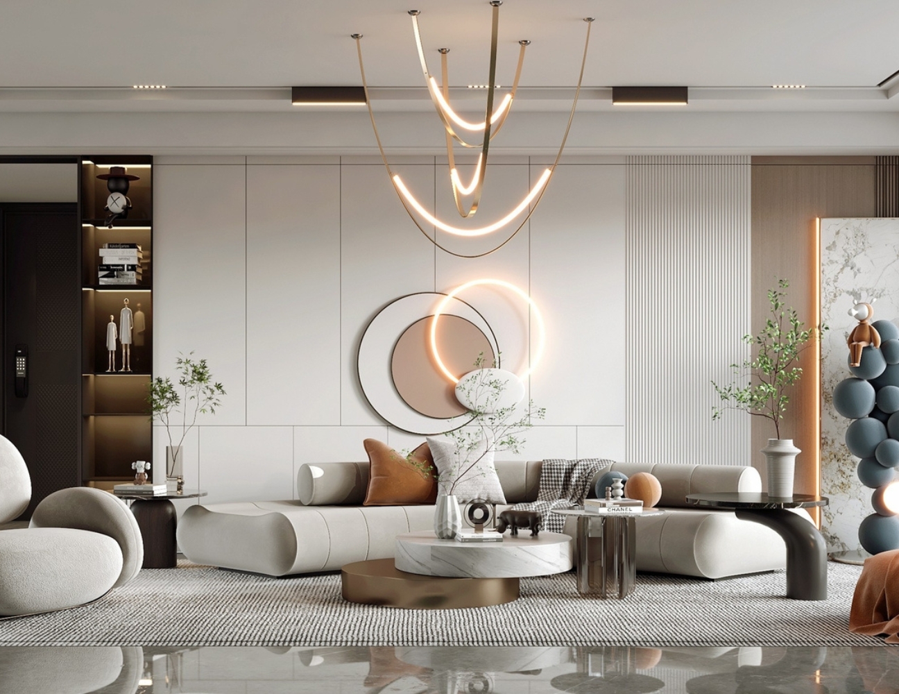Thiết kế trần nhà hiện đại