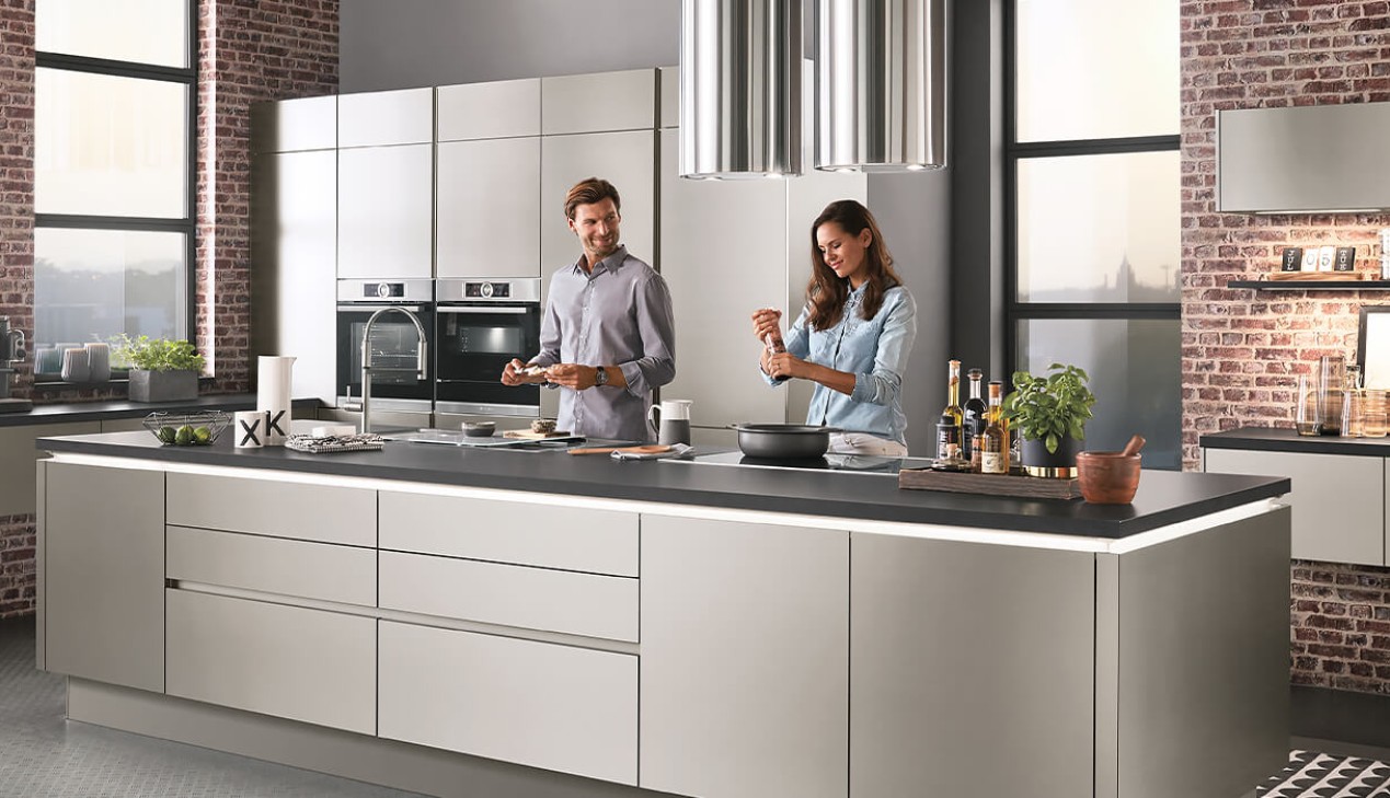 Thiết kế tủ bếp inox theo yêu cầu
