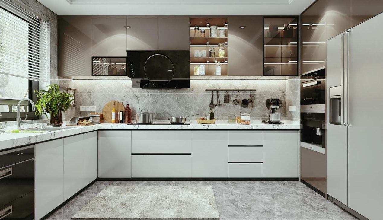 Thiết kế tủ bếp nhựa Picomat Thiết kế tủ bếp nhựa Picomat
