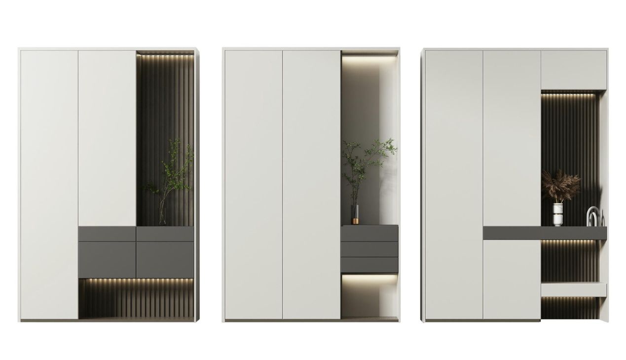 Thiết kế tủ giày chung cư Thiết kế tủ giày chung cư