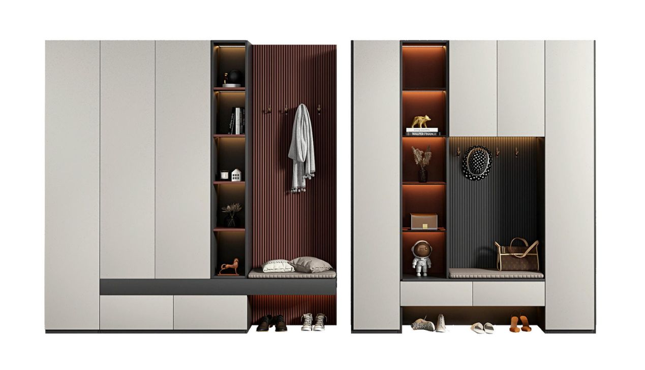 Thiết kế tủ giày đẹp Thiết kế tủ giày đẹp