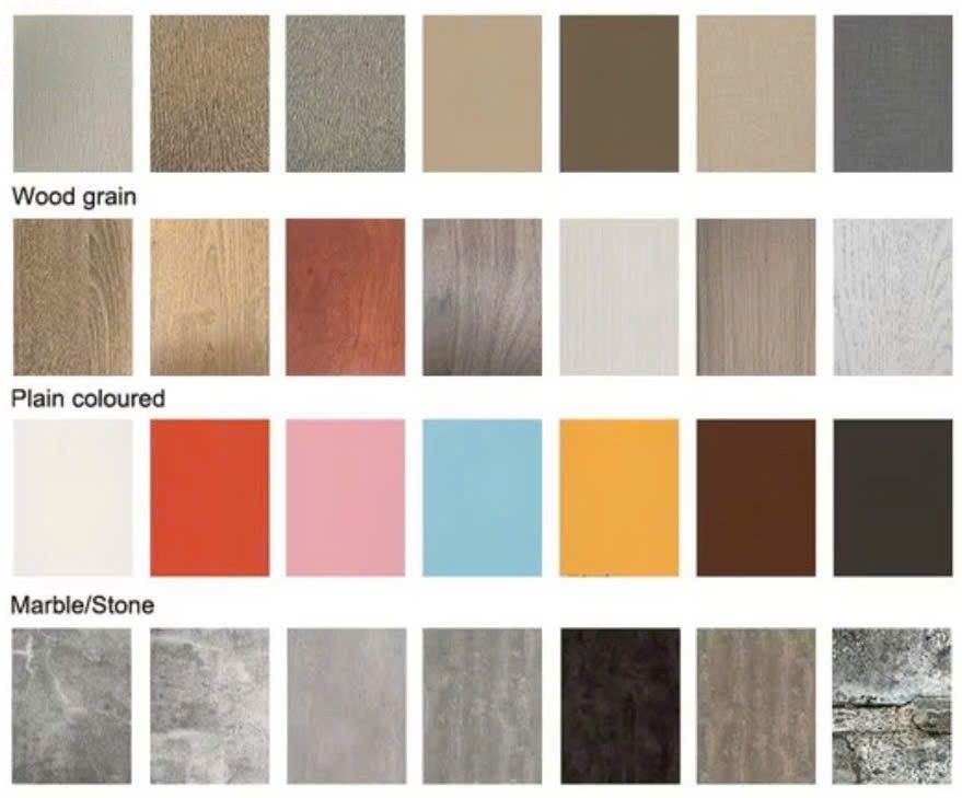 Tổng hợp bảng màu melamine