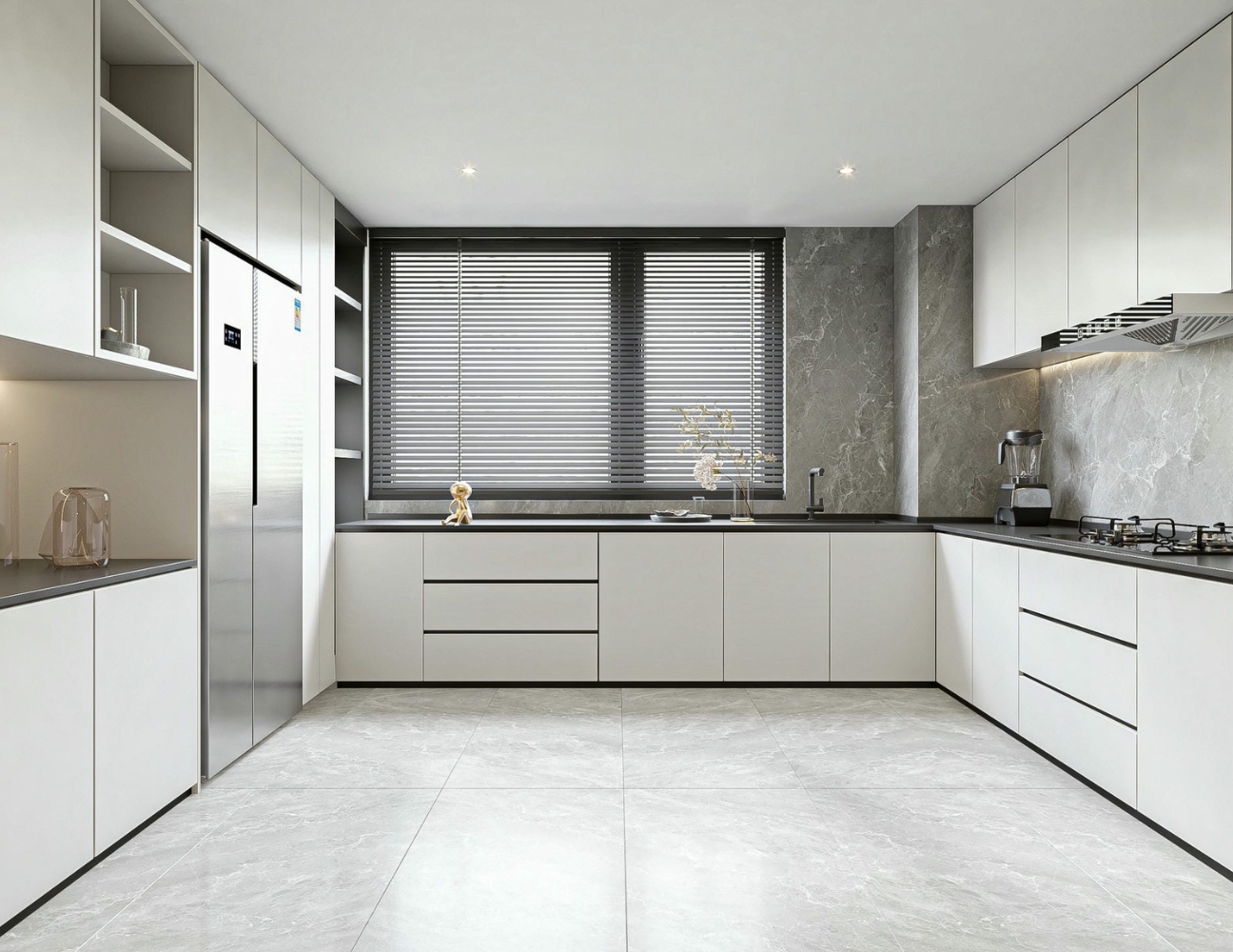 Tủ bếp composite gọn nhẹ