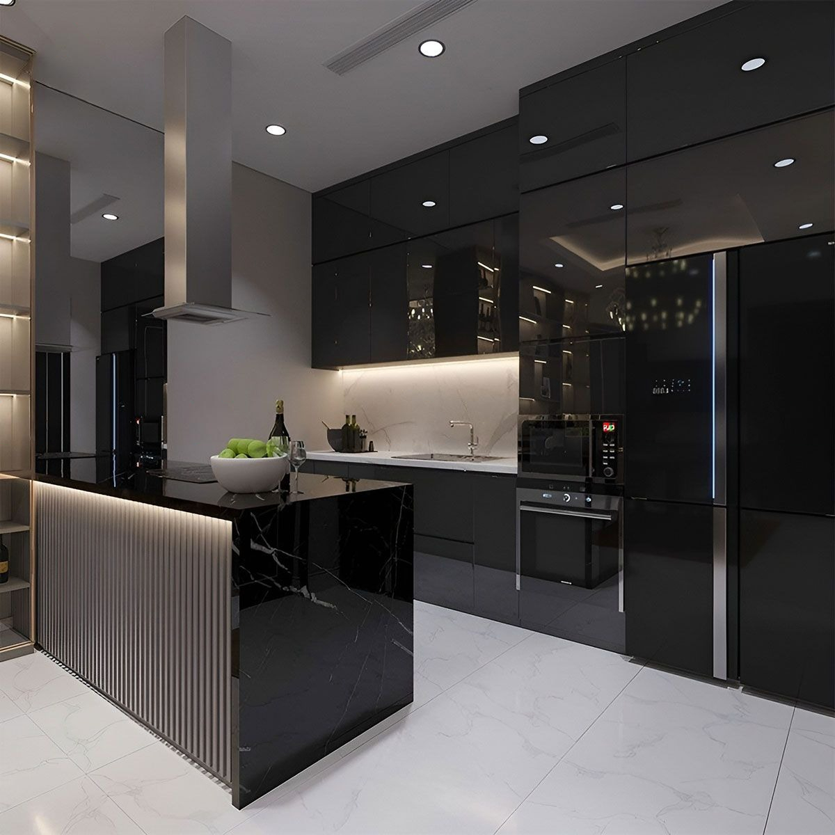 Tủ bếp hợp kim nhôm
