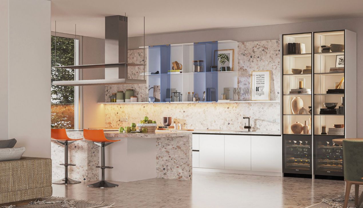 Tủ bếp inox cánh nhựa chống ẩm