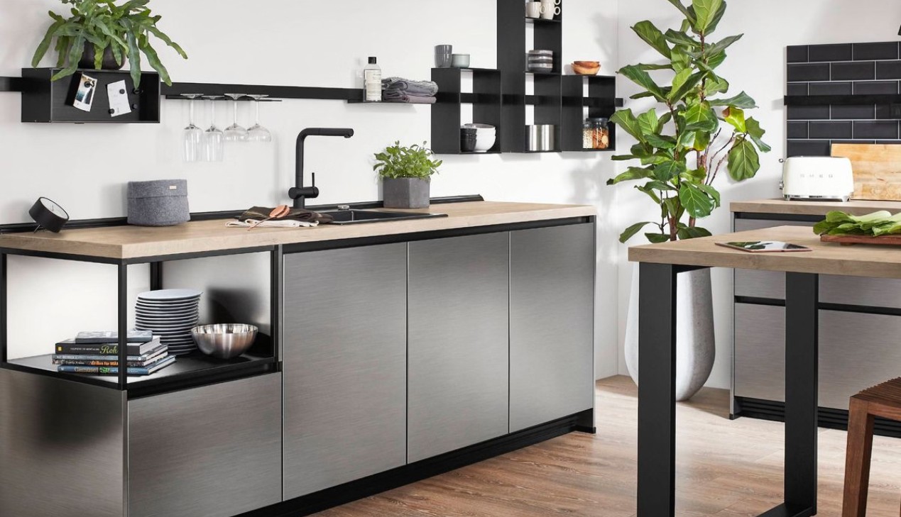 Tủ bếp Inox cho nhà bếp nhỏ