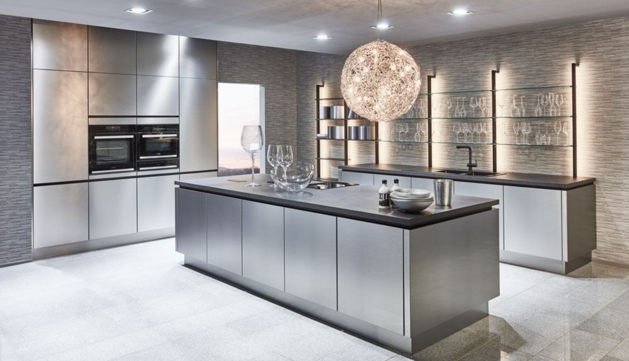 Tủ bếp Inox cho nhà phố