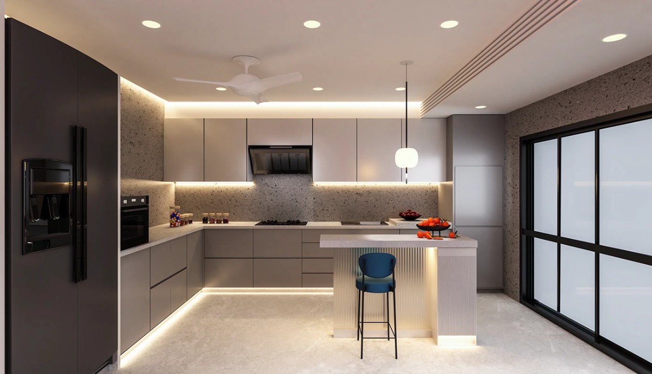 Tủ bếp Inox hiện đại