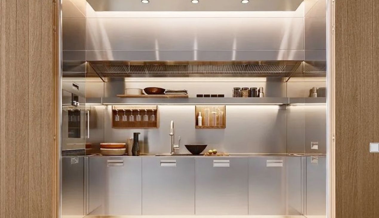 Tủ bếp inox ngoại nhập