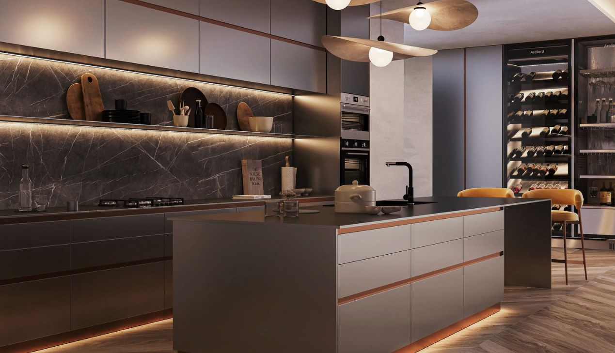 Tủ bếp inox nhập khẩu bền đẹp