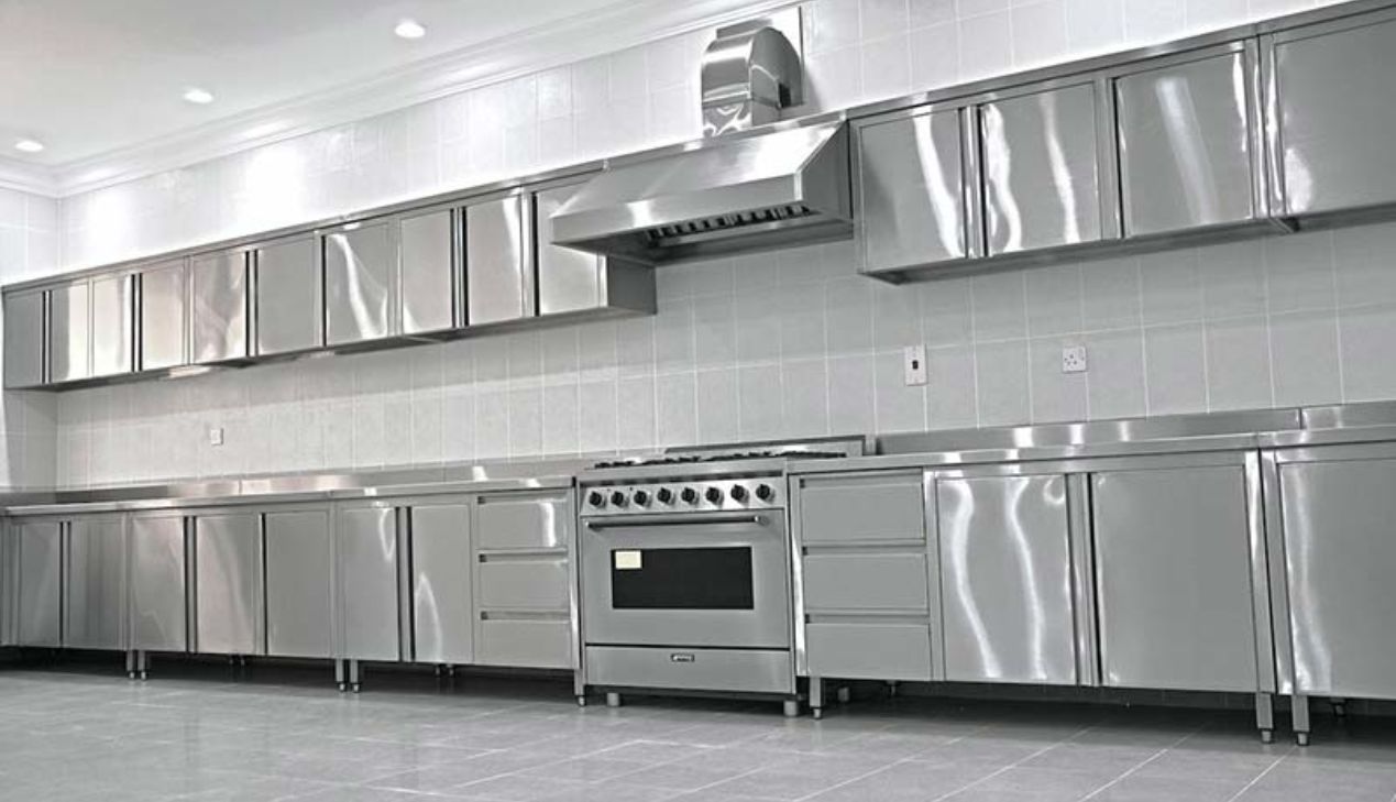 Tủ bếp inox nhập khẩu bền màu