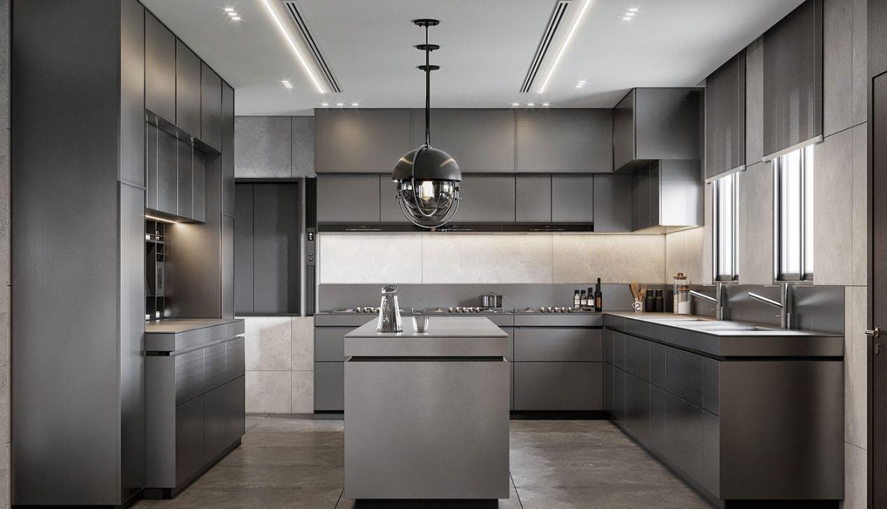 Tủ bếp inox nhập khẩu dễ lắp đặt
