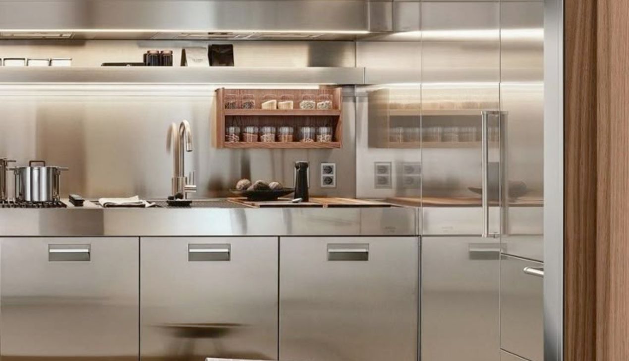 Tủ bếp inox nhập khẩu Italy