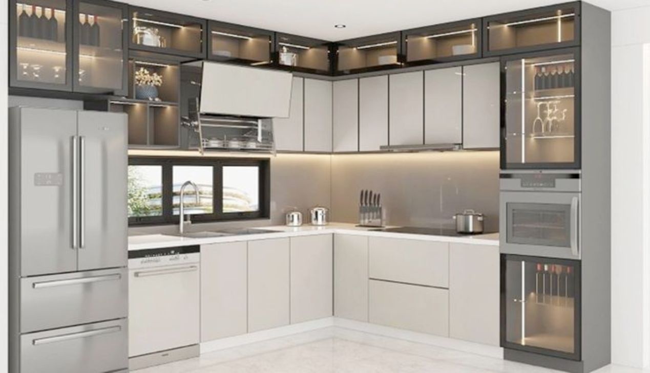 Tủ bếp inox nhập khẩu nguyên chiếc