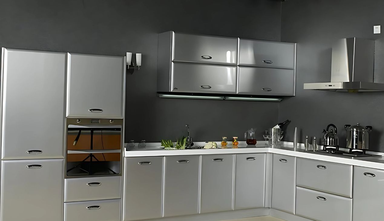 Tủ bếp inox nhập khẩu phong cách châu Âu