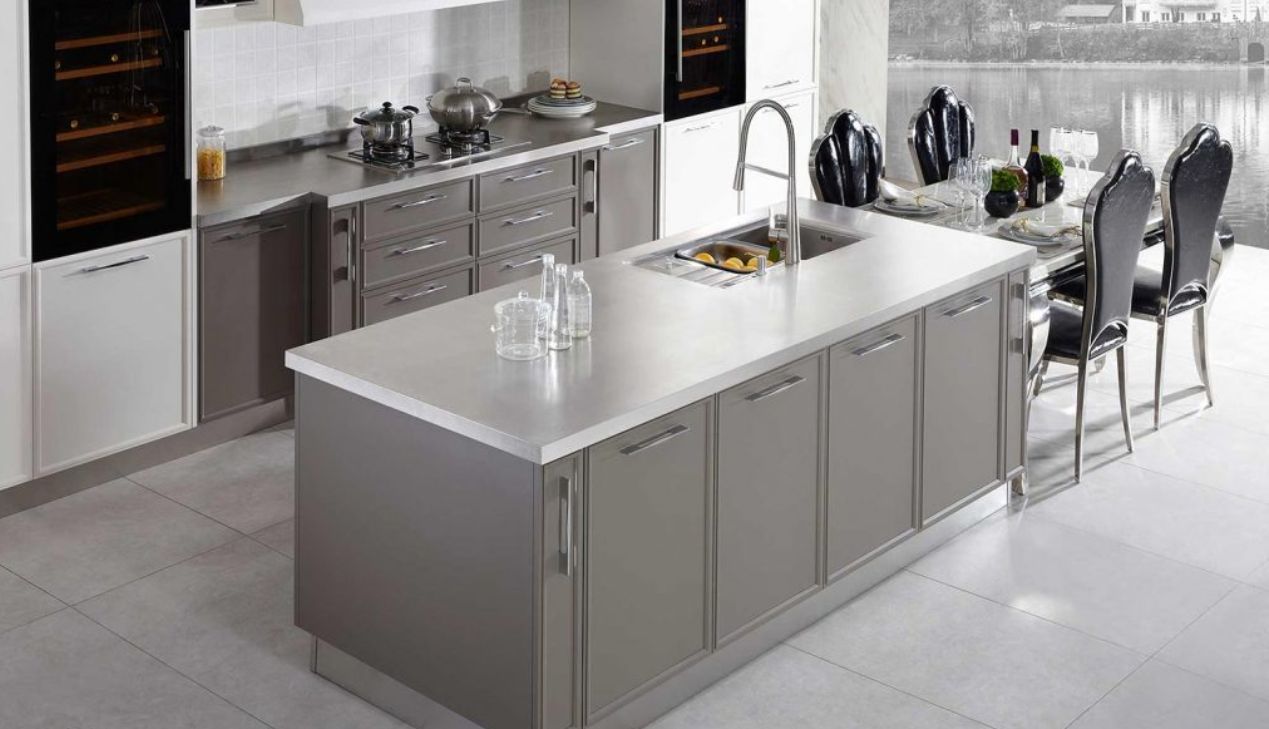 Tủ bếp inox nhập khẩu từ Đức