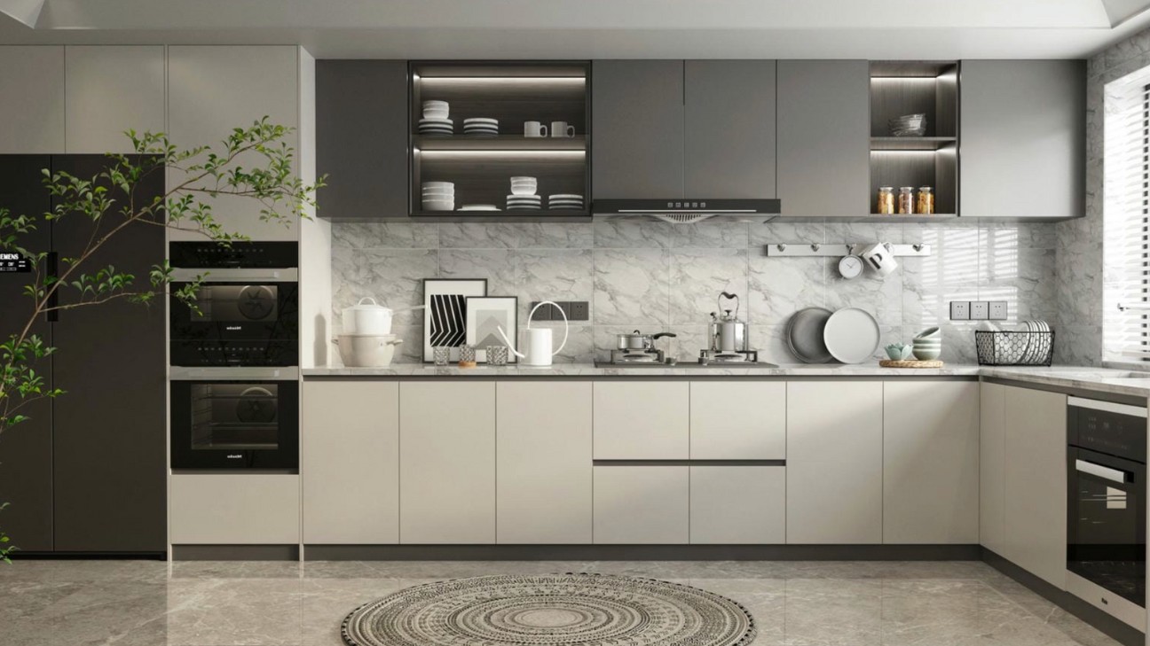 Tủ bếp laminate phong cách minimalist Tủ bếp laminate phong cách minimalist