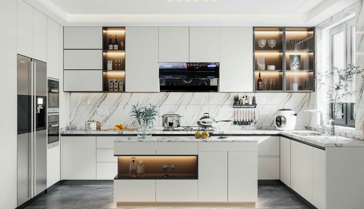 Tủ bếp nhựa cao cấp Tủ bếp nhựa cao cấp