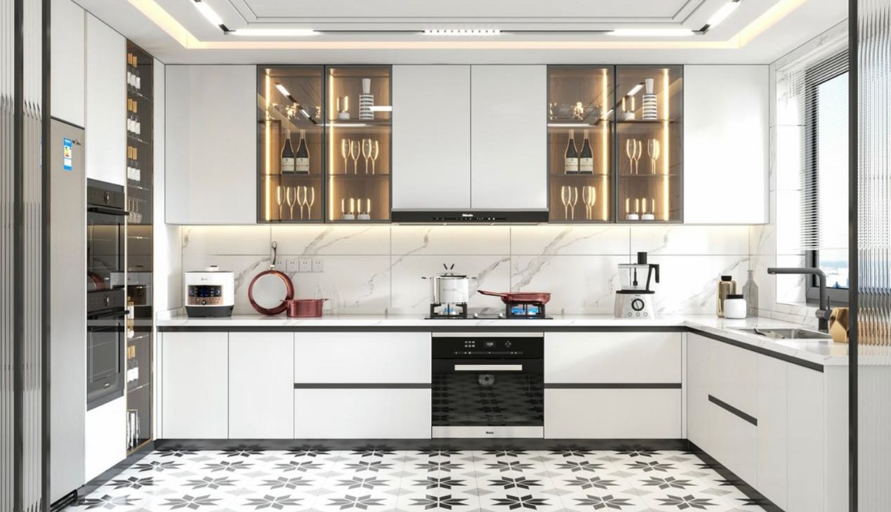 Tủ bếp nhựa chống trầy xước
